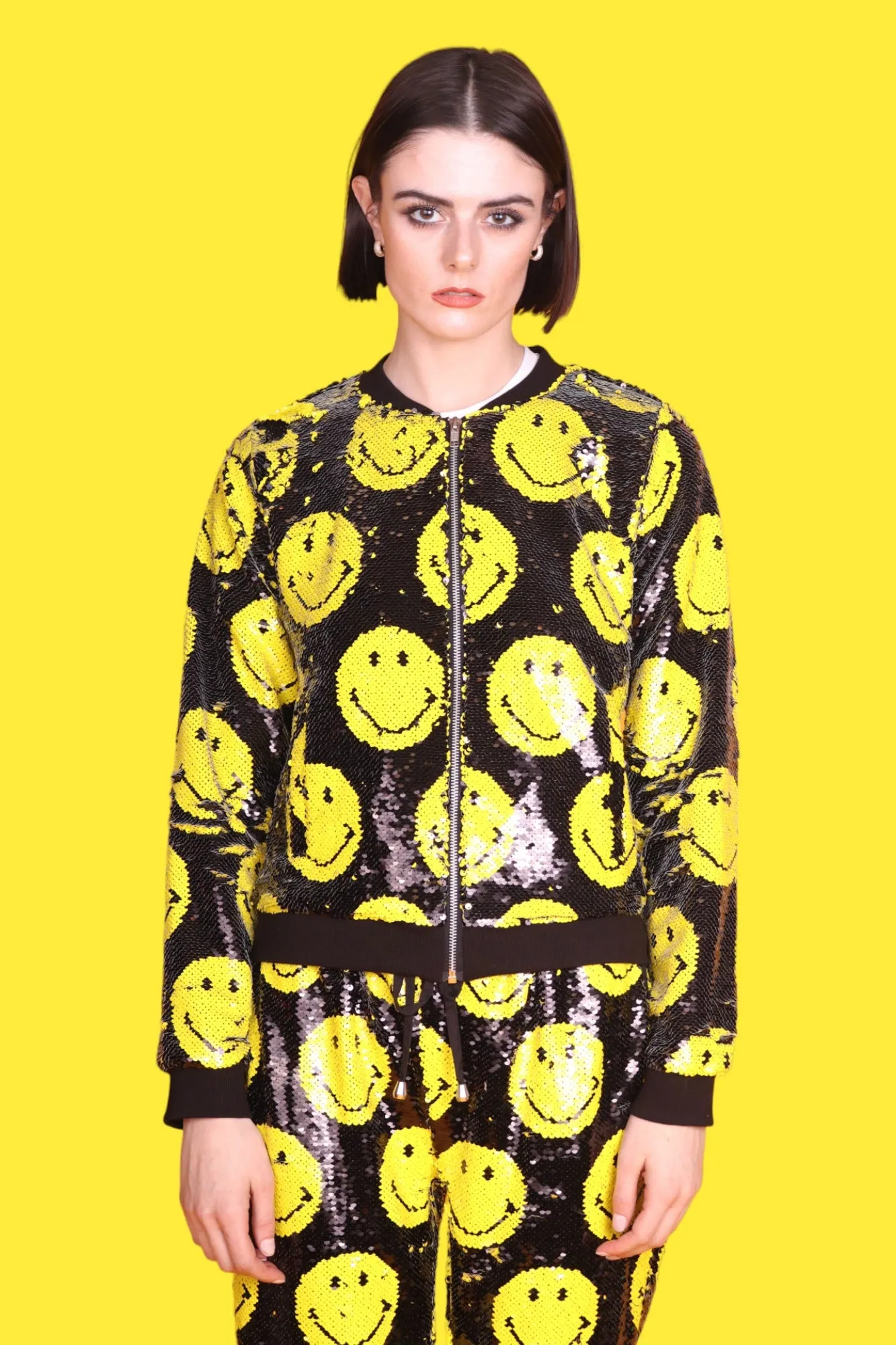 Any Old Iron x Smiley Bomberjacke