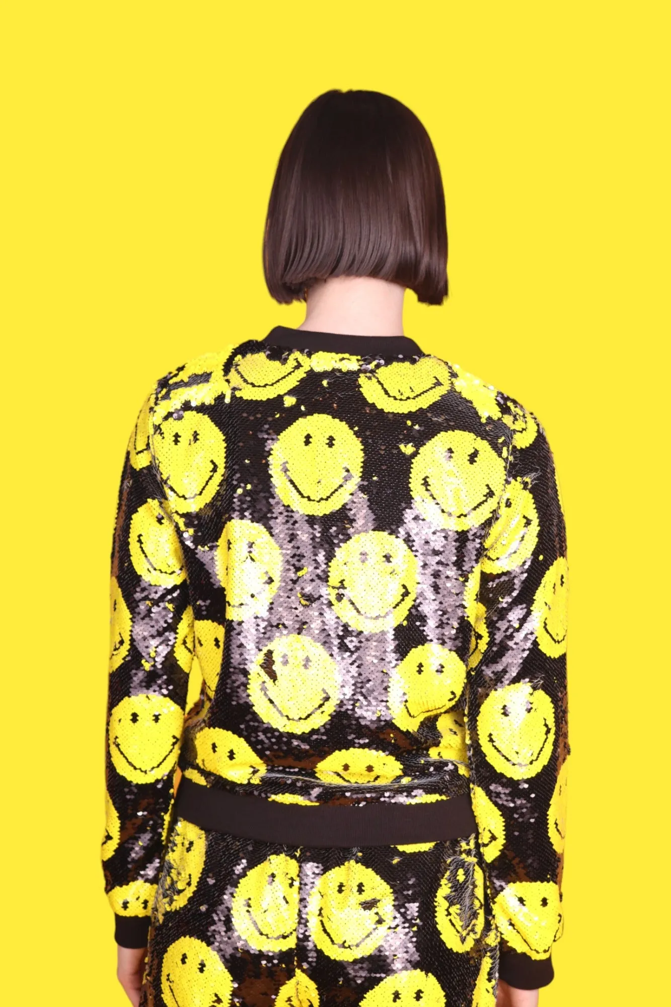 Any Old Iron x Smiley Bomberjacke