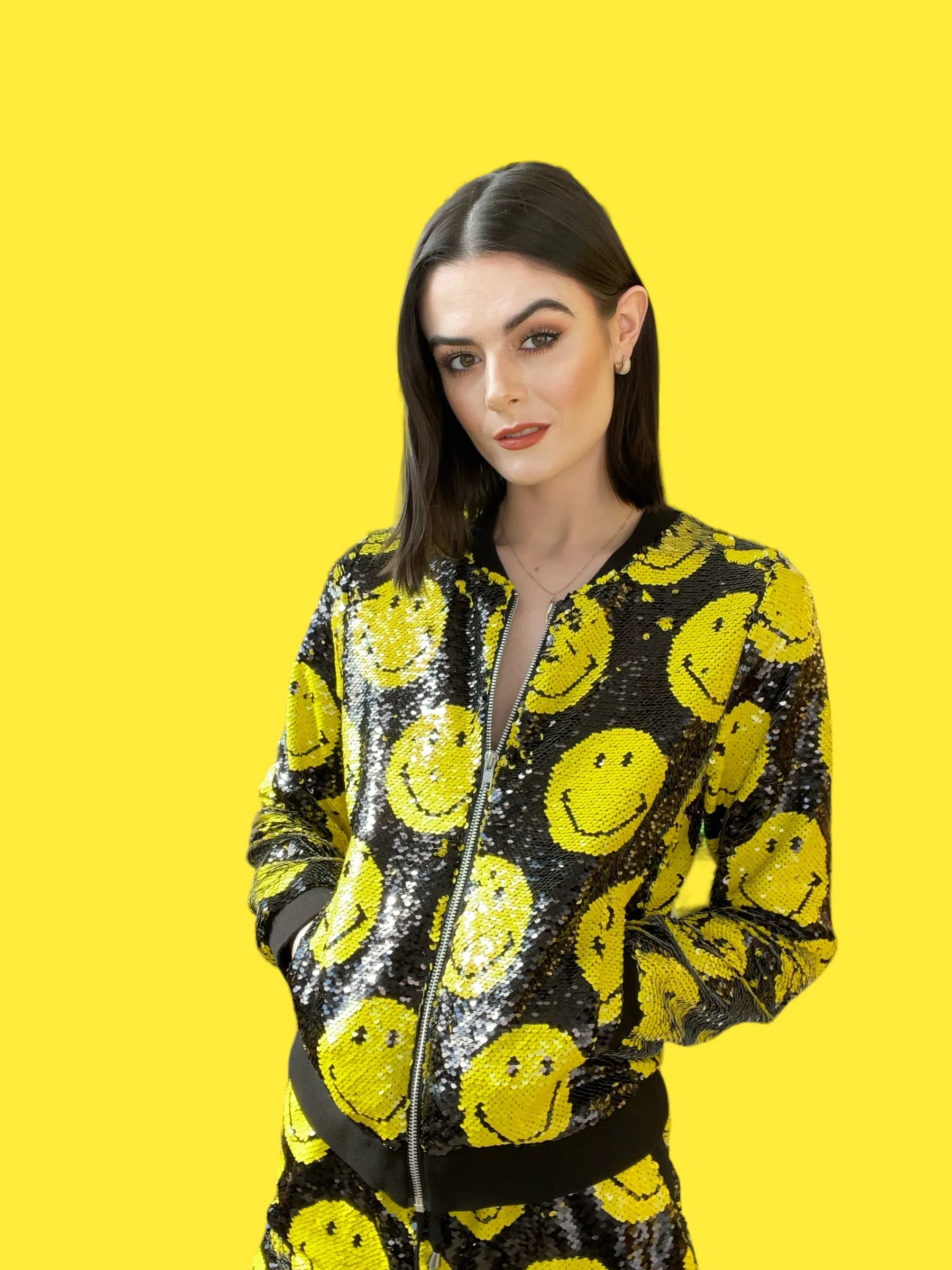Any Old Iron x Smiley Bomberjacke