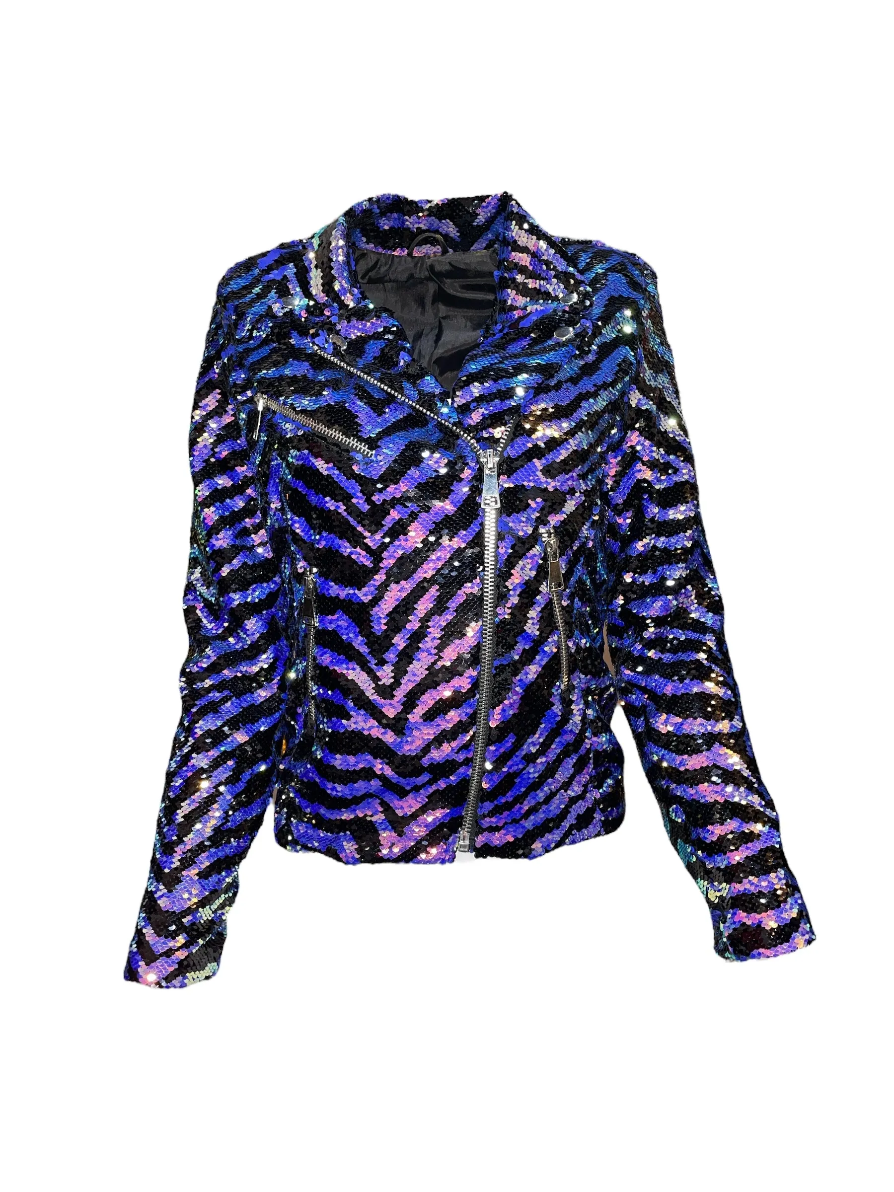 Jede Alteisen-Zebra-Motorradjacke