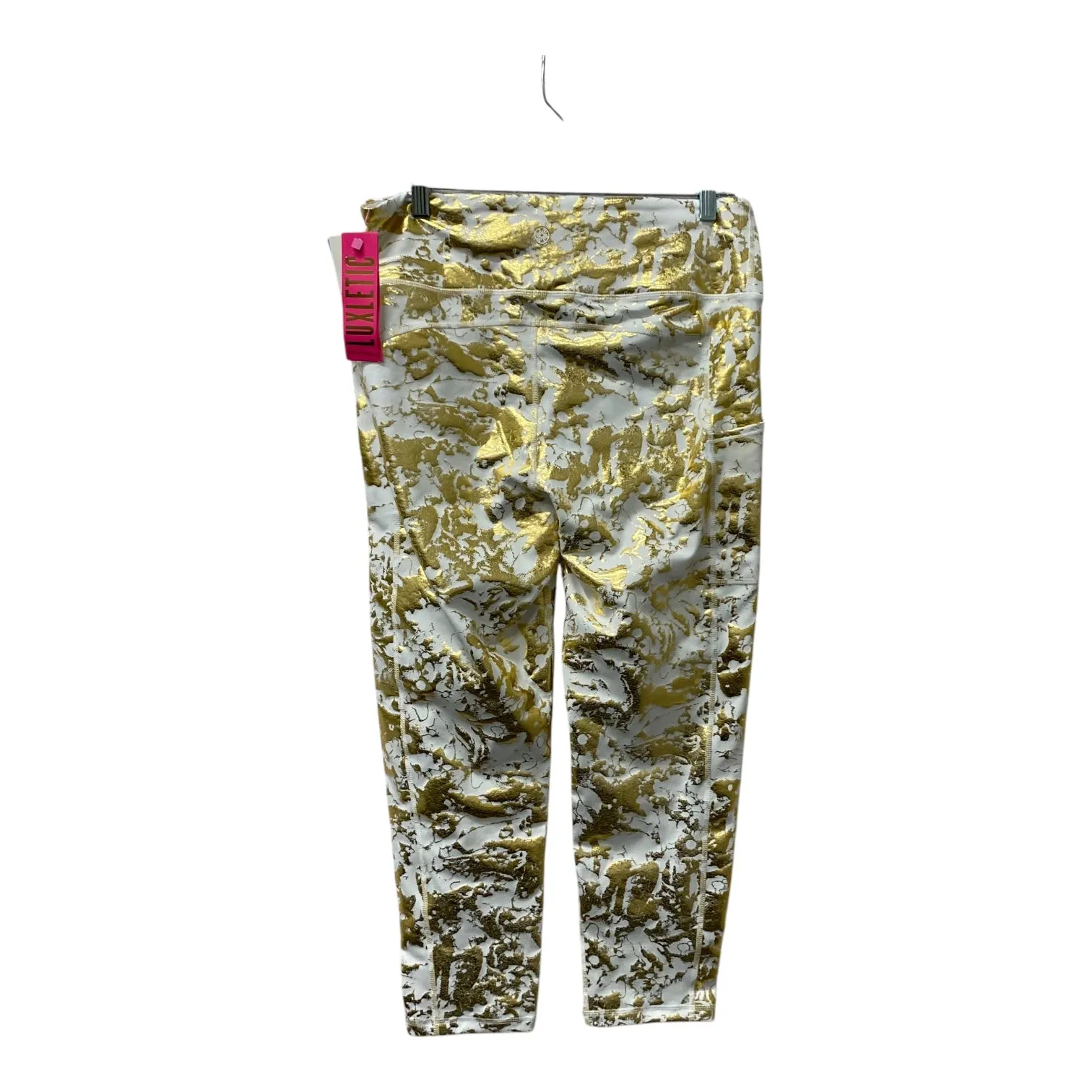 Bekleidungsetikettendesigner von Lilly Pulitzer in Gold & Weiß