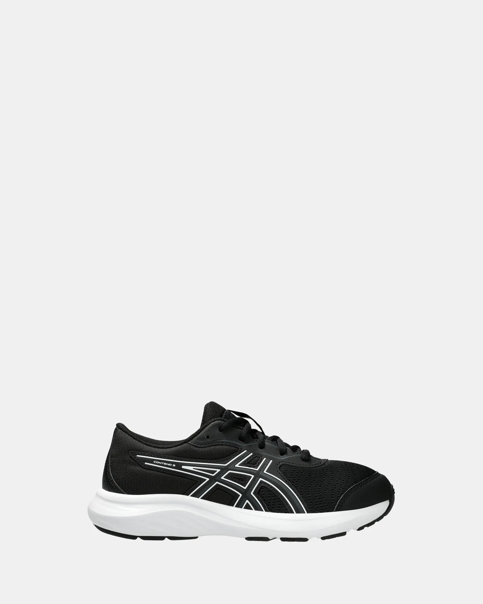 Asics Kinder-Schuhe Contend 9 Grundschule Schwarz/Weiß