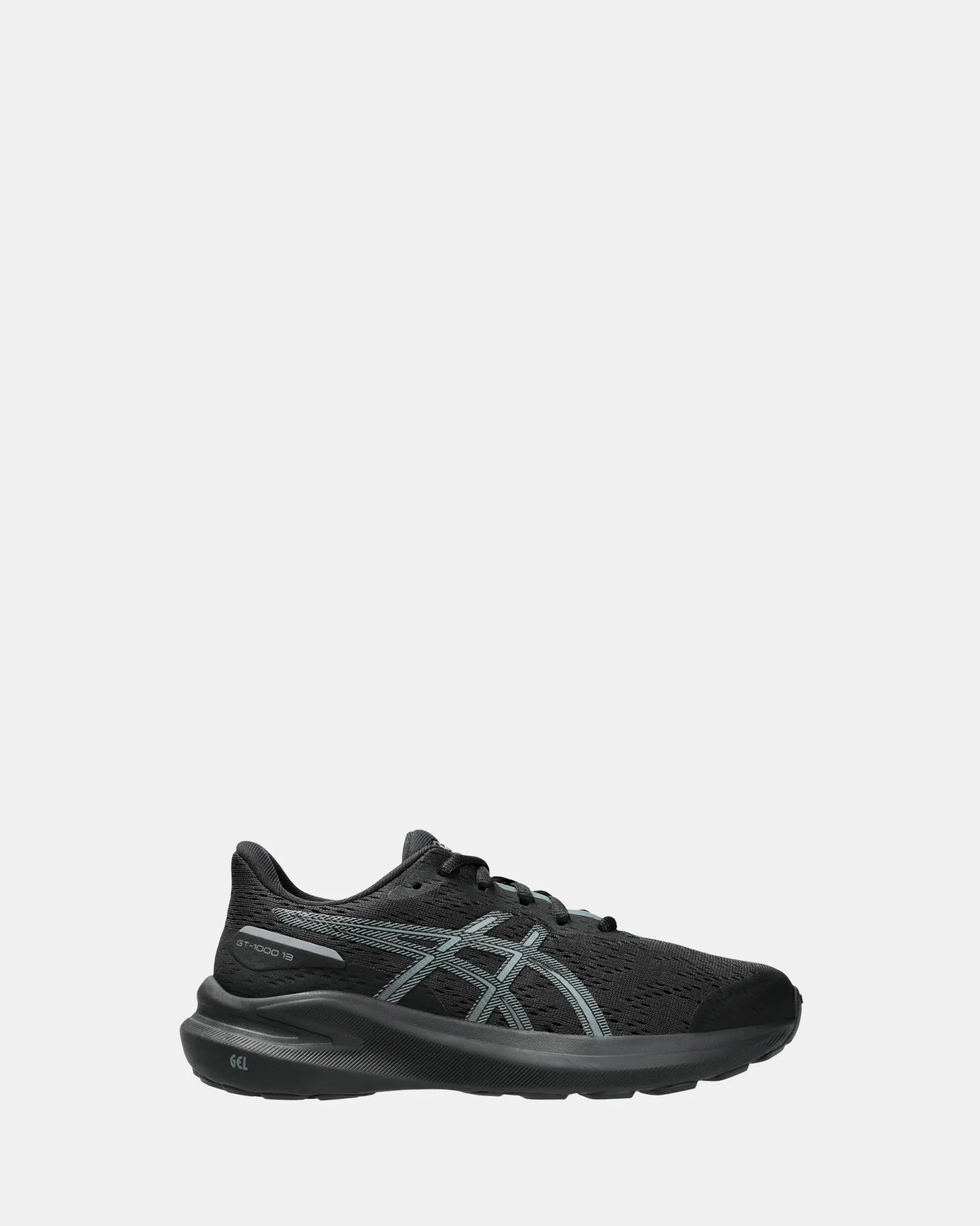 Asics Kinder Schuhe GT-1000 13 Schwarz Grundschule Schwarz/Stahlgrau