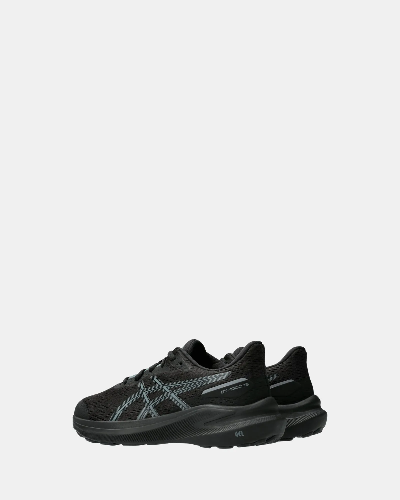 Asics Kinder Schuhe GT-1000 13 Schwarz Grundschule Schwarz/Stahlgrau