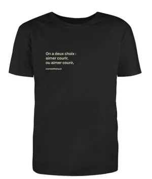 ASICS T-Shirt (Wir haben zwei Wahlmöglichkeiten: Laufen lieben oder Laufen lieben) Blau meliert ASICS Bekleidung