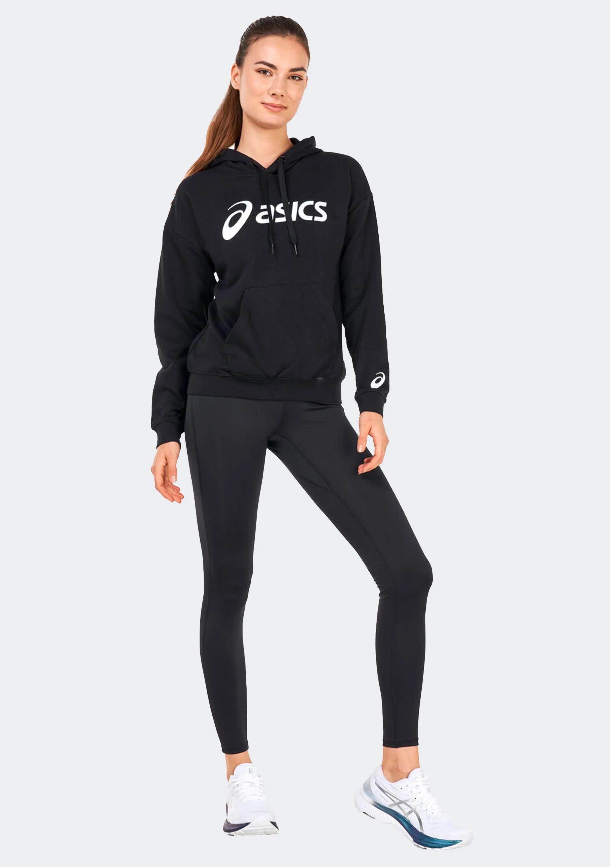 Asics Damen Fleece Kapuzenpullover