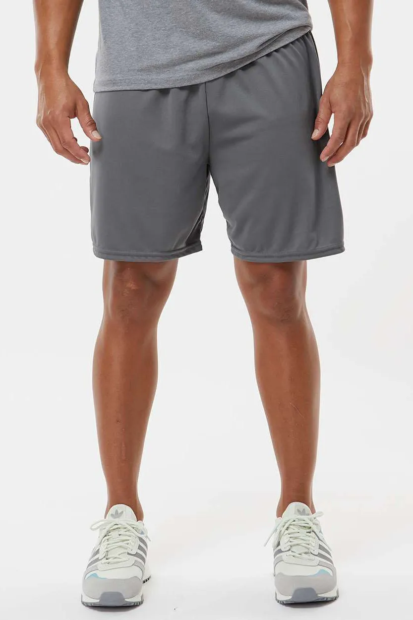Augusta Sportswear Herren Octane Feuchtigkeitstransportierende Shorts - Graugrau