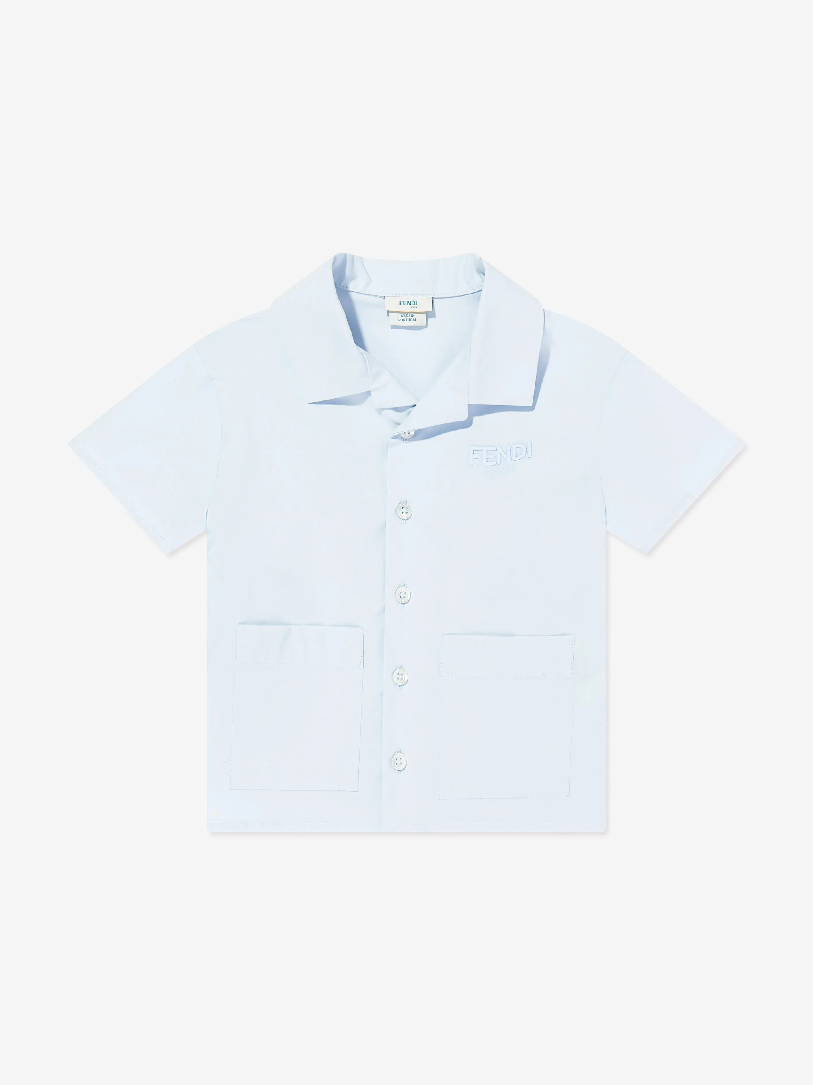 Blaues Logo-Shirt für Babyjungen