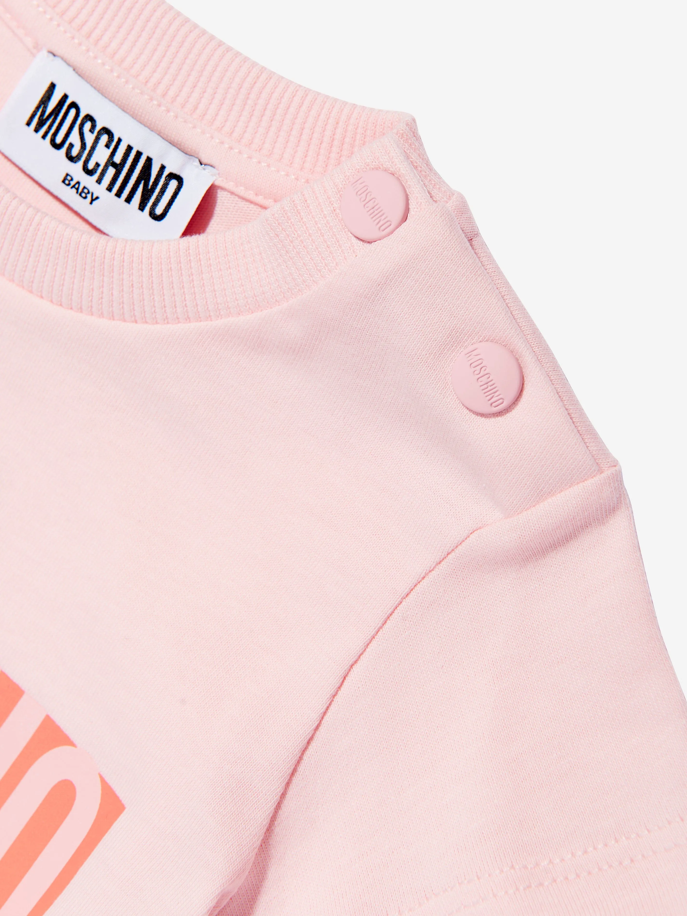 Rosa T-Shirt mit Bärenlogo für Baby-Mädchen