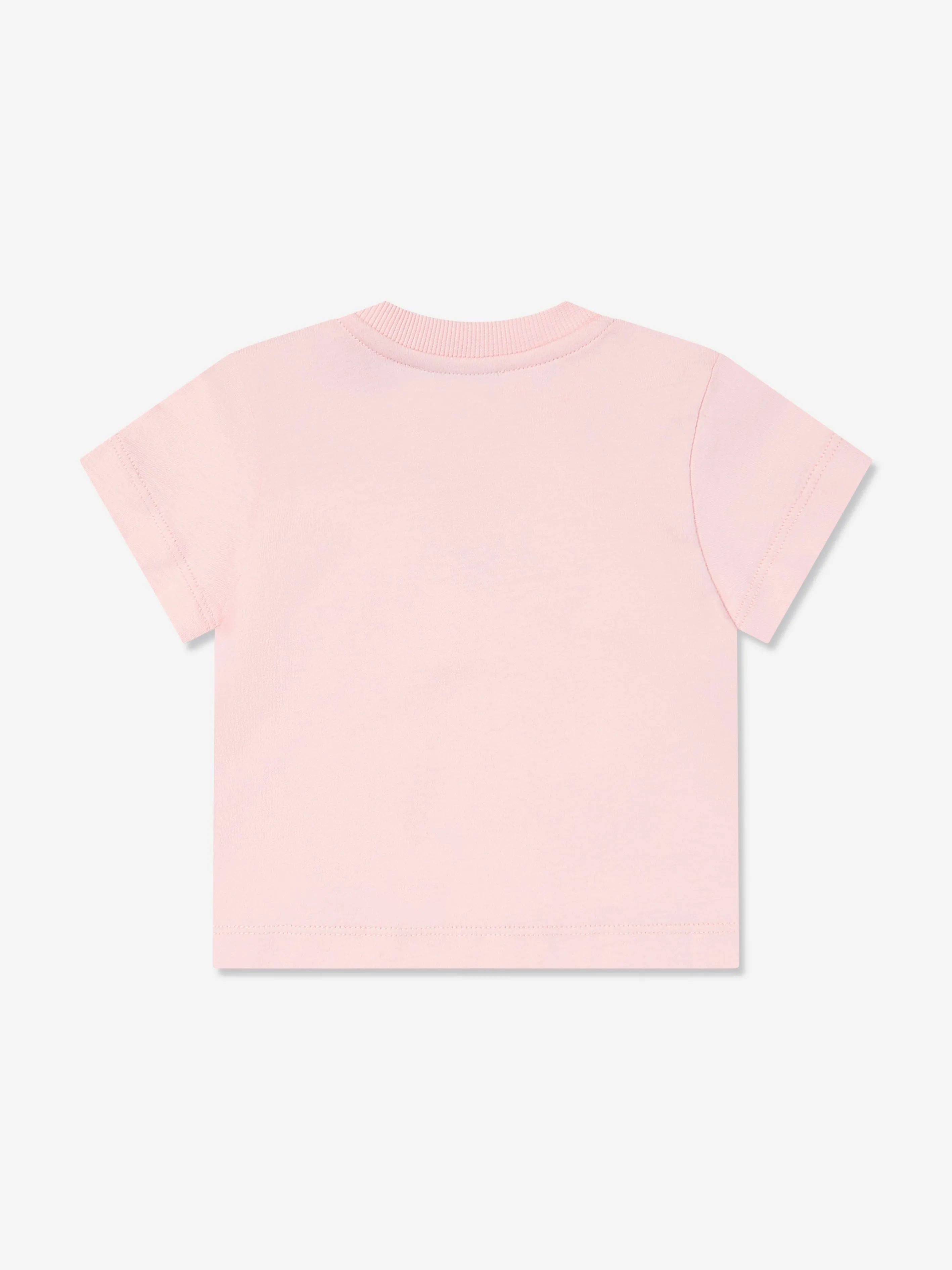 Rosa T-Shirt mit Bärenlogo für Baby-Mädchen