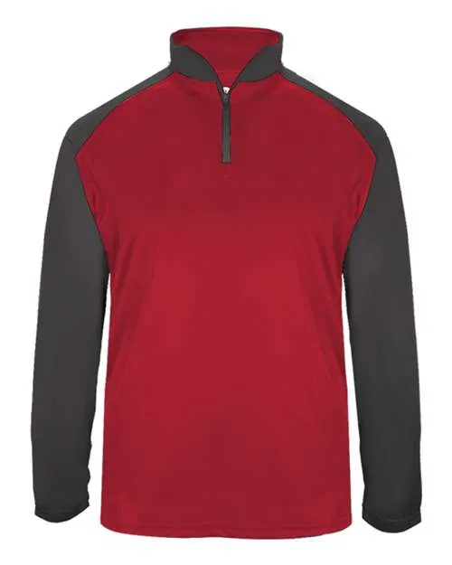 Badger 4006 Ultimate SoftLock Sport Viertelreißverschluss-Pullover