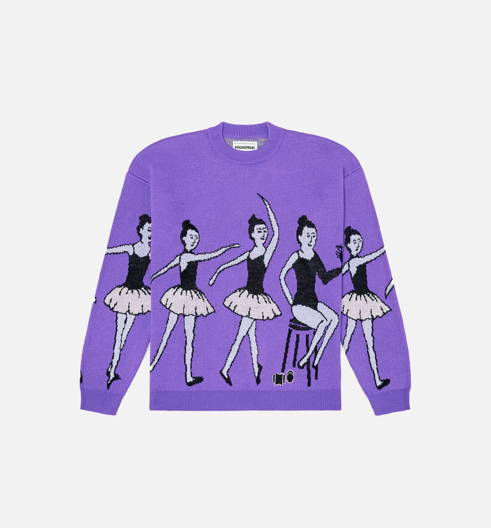 Ballet Jumper Herren Rundhalsausschnitt - Lila