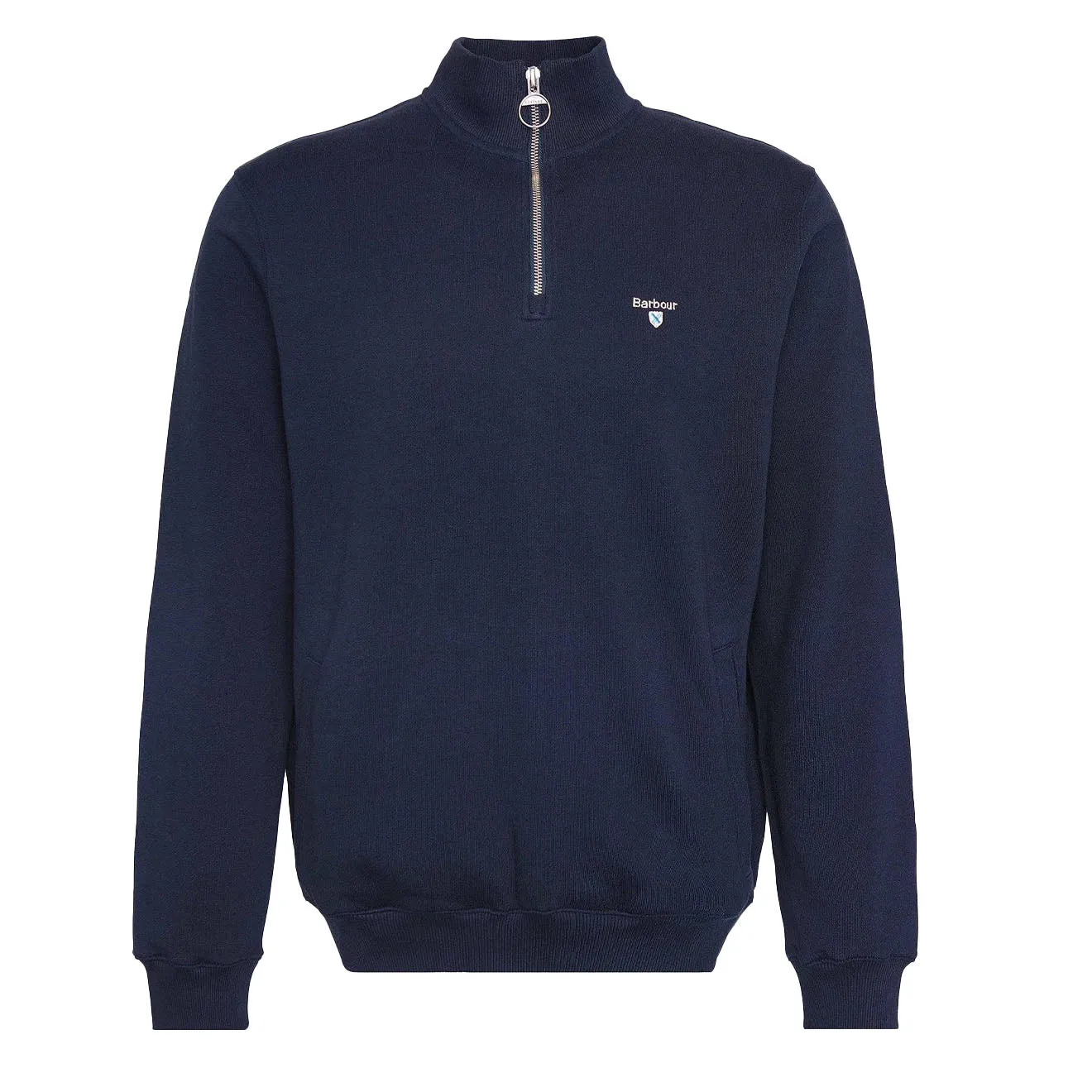 Barbour Beckhill Halbzip-Pullover Marineblau