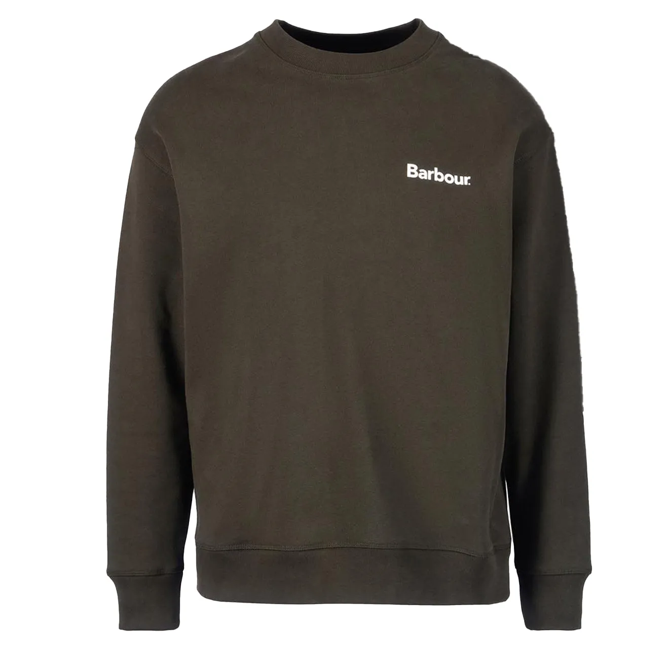 Barbour Brushed Nicholas OS Crewneck Sweatshirt Salbei