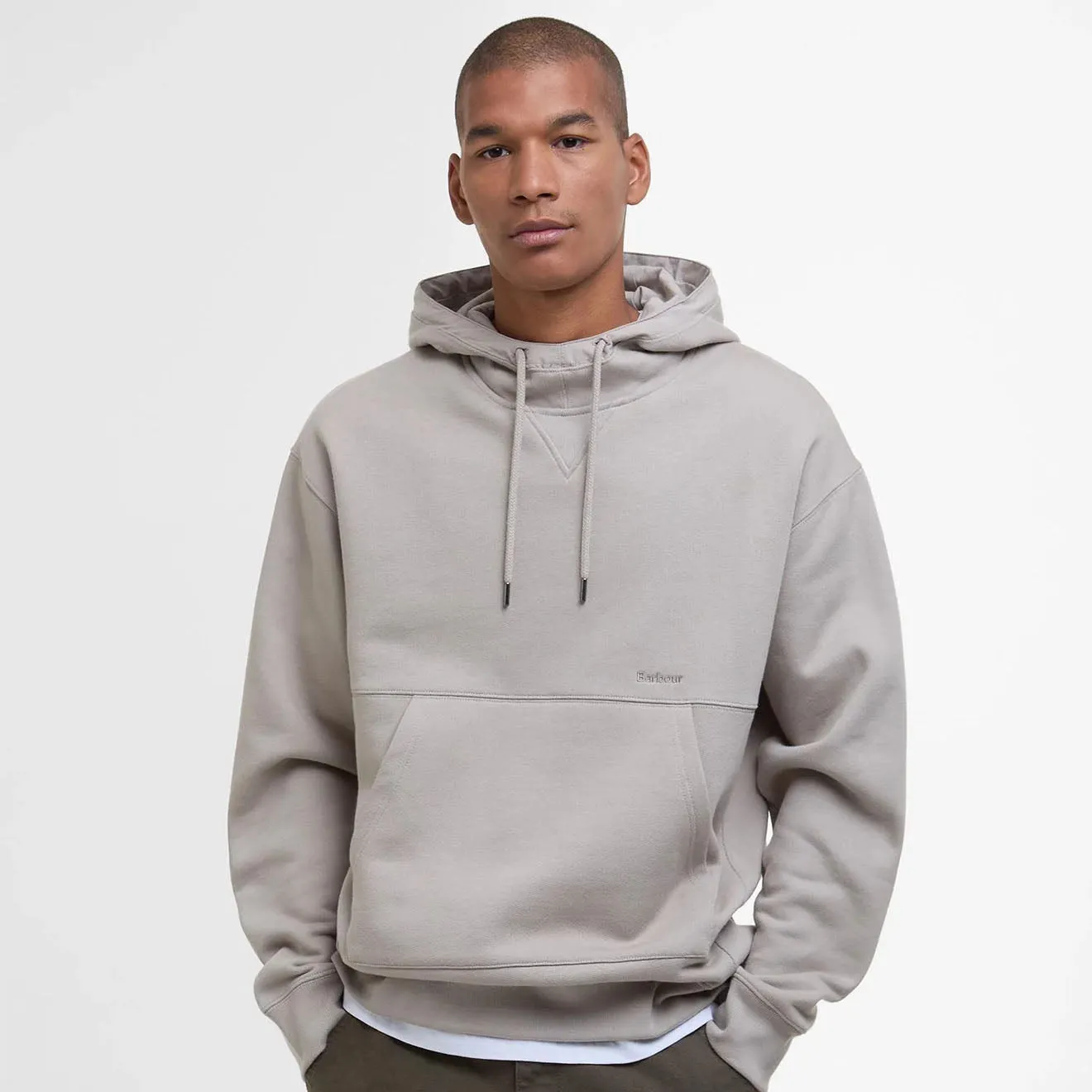Barbour Yalding Kapuzenpullover Beton
