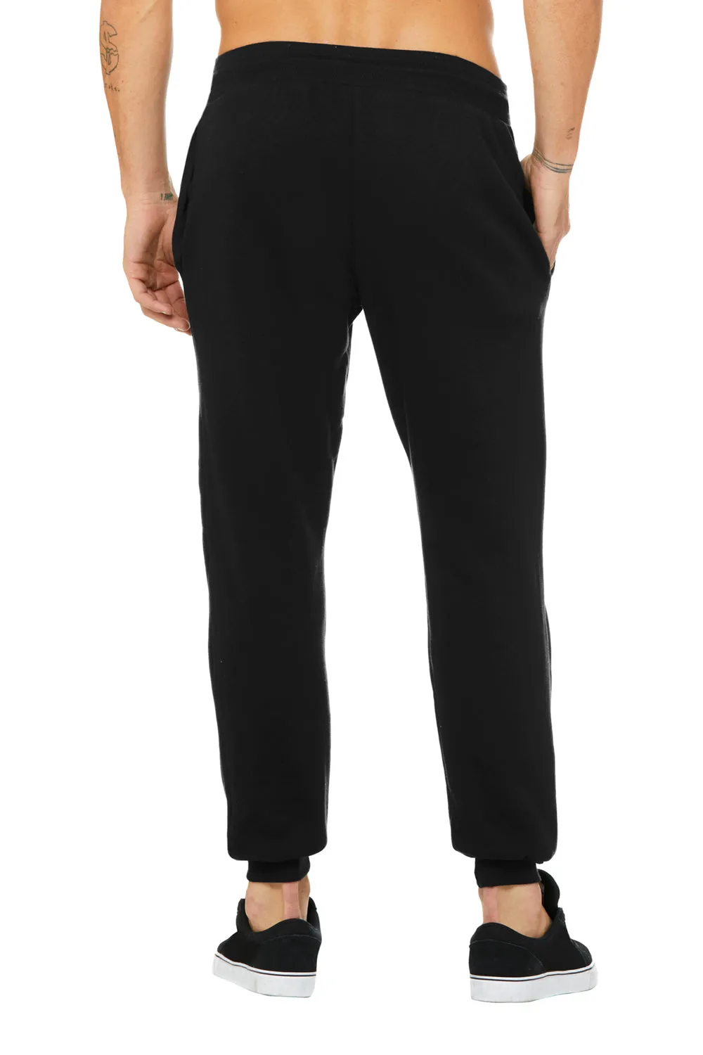 Bella   Canvas Herren Jogginghose mit Taschen - Schwarz