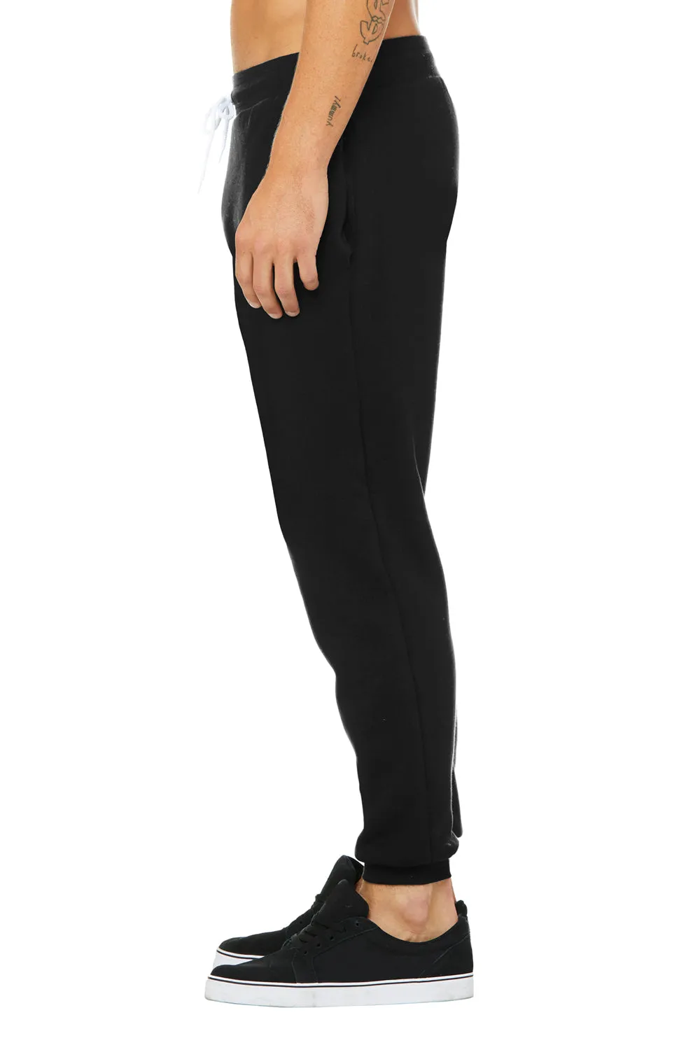 Bella   Canvas Herren Jogginghose mit Taschen - Schwarz