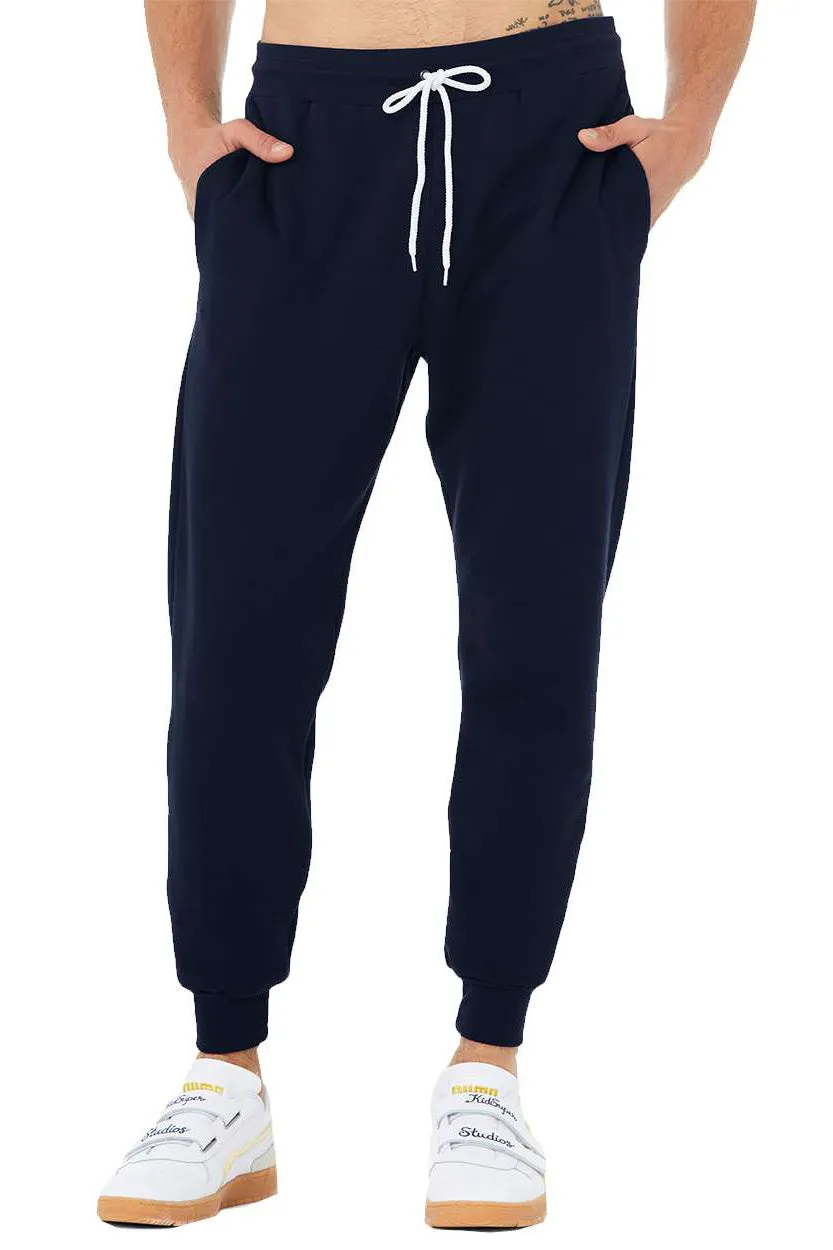 Bella   Canvas Herren Jogginghose mit Taschen - Marineblau