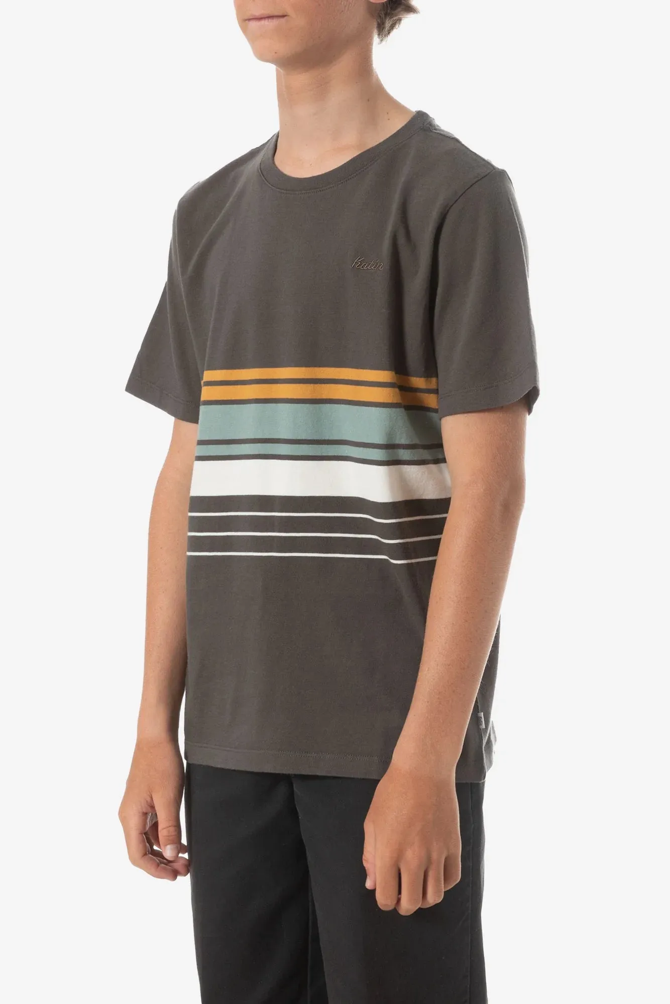 Jungen (8-16) Linden Streifen T-Shirt