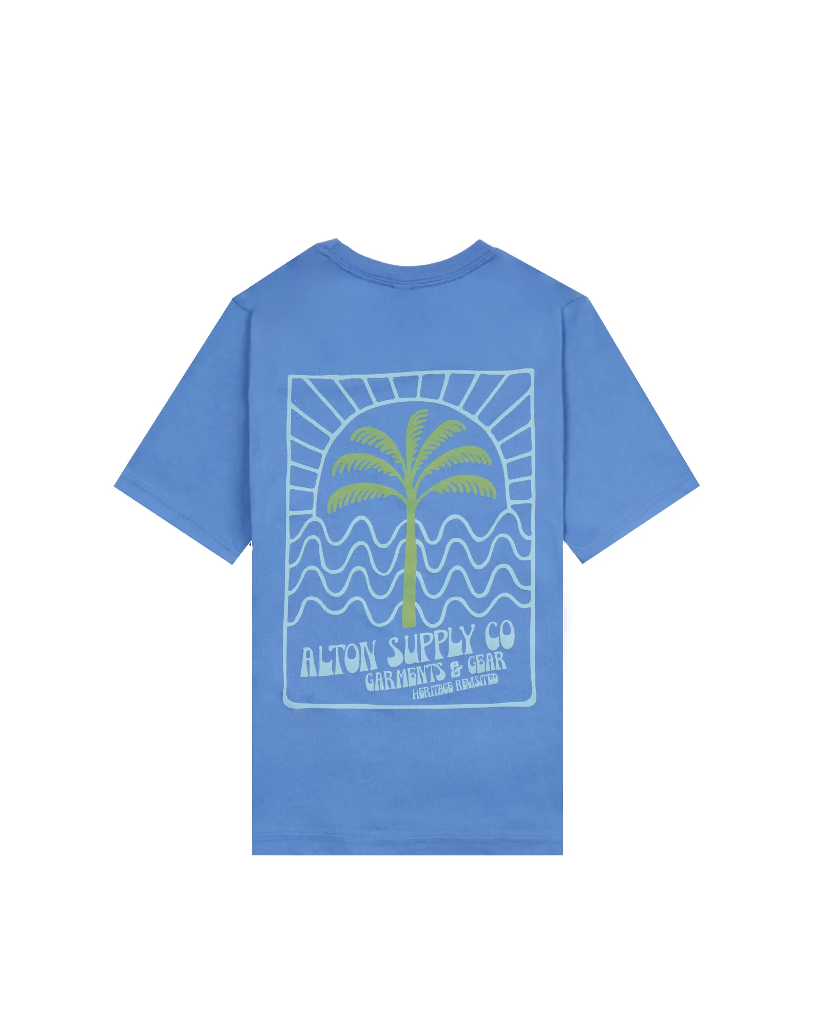 Jungen (8-16) Wellige Palmen Kurzarm-Shirt