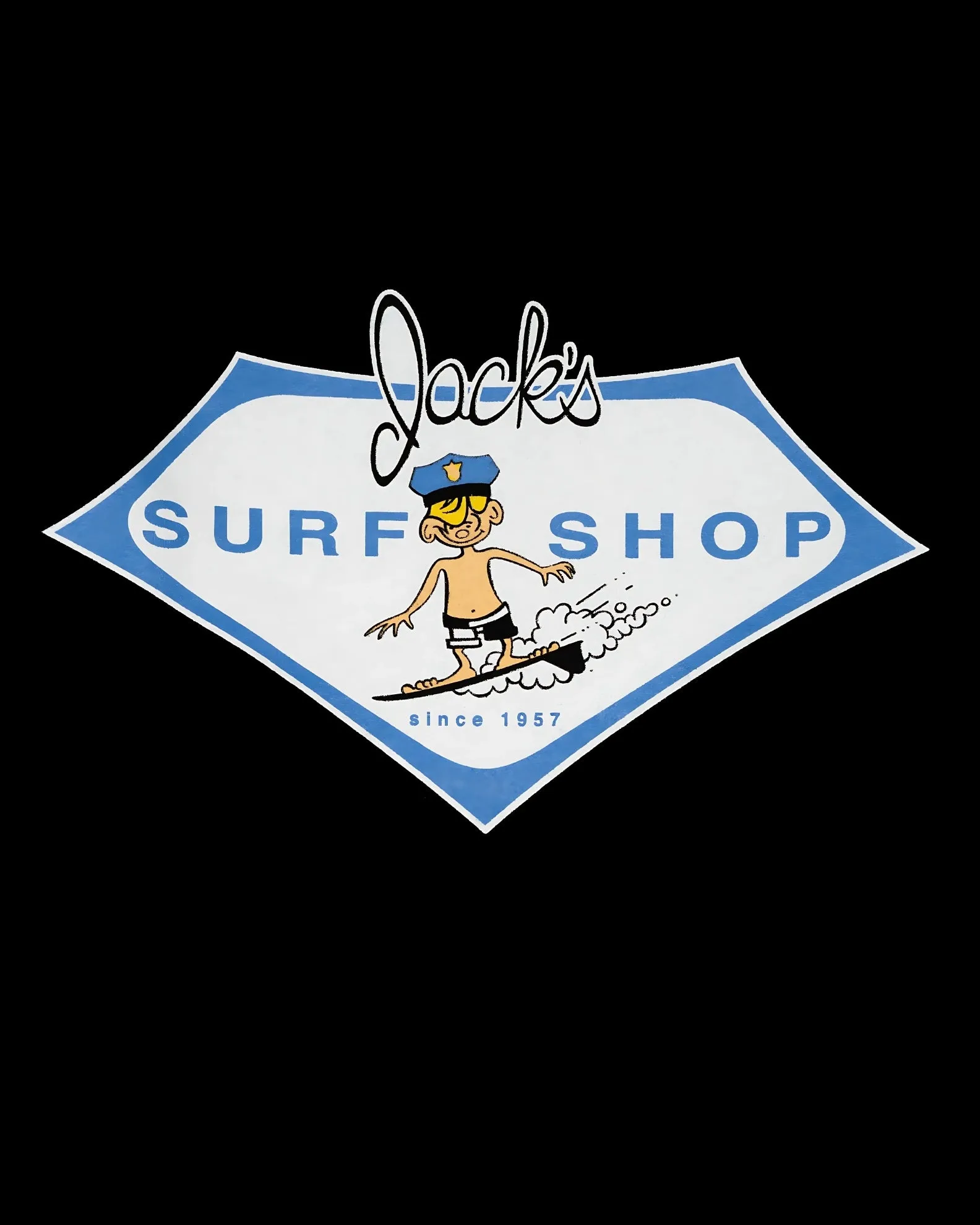Jungen Little Officer S/S T-Shirt - Schwarz