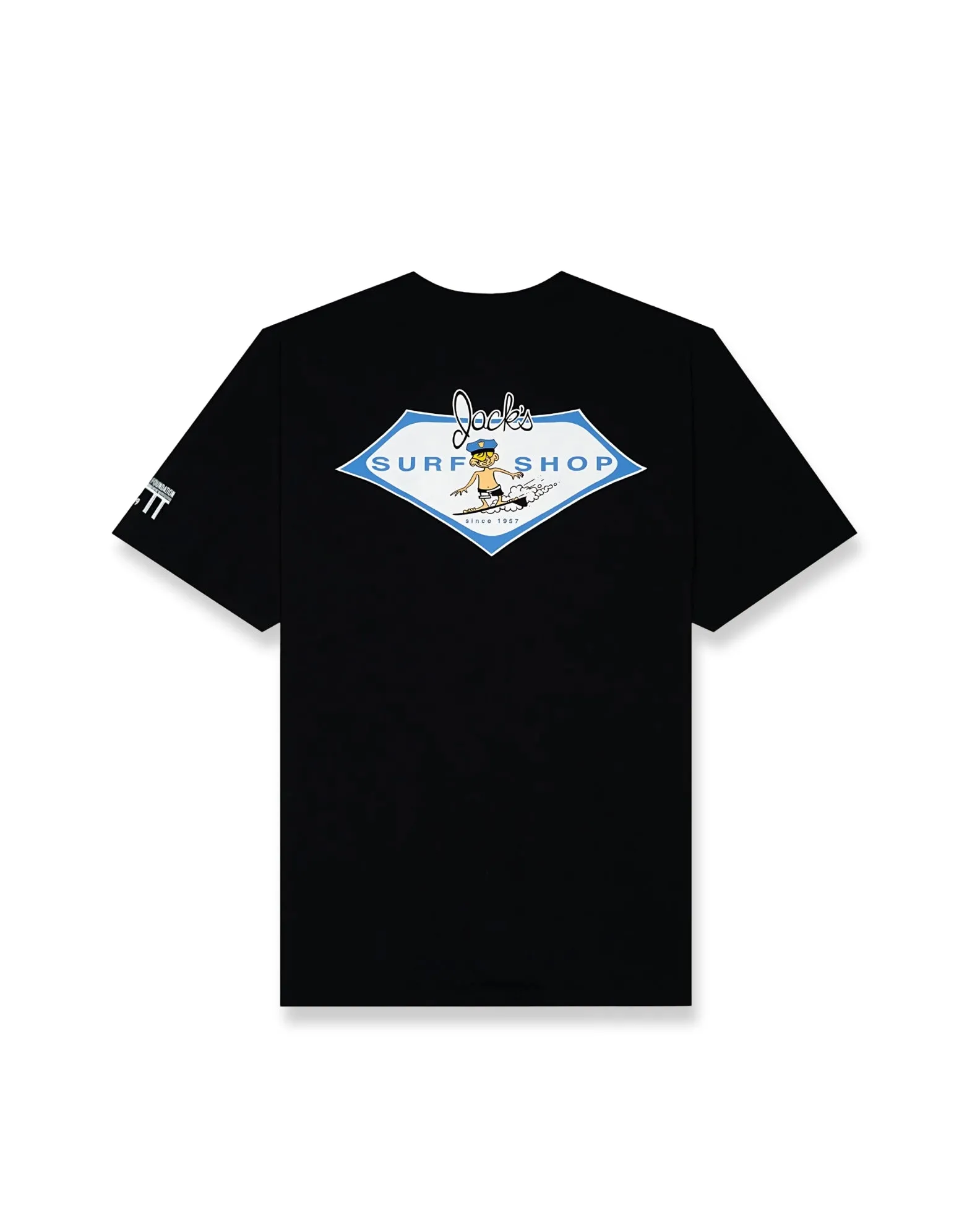 Jungen Little Officer S/S T-Shirt - Schwarz