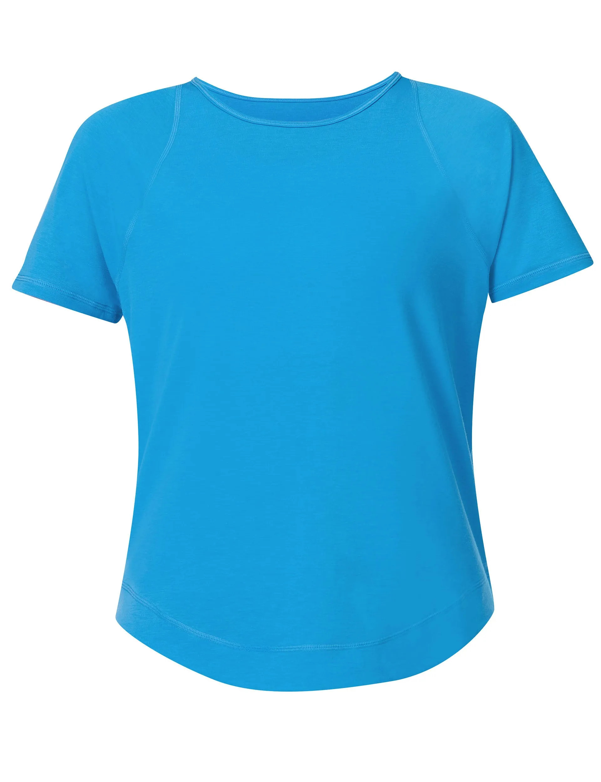 Atmungsaktives Lauf-T-Shirt - Gezeitenblau