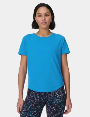 Atmungsaktives Lauf-T-Shirt - Gezeitenblau