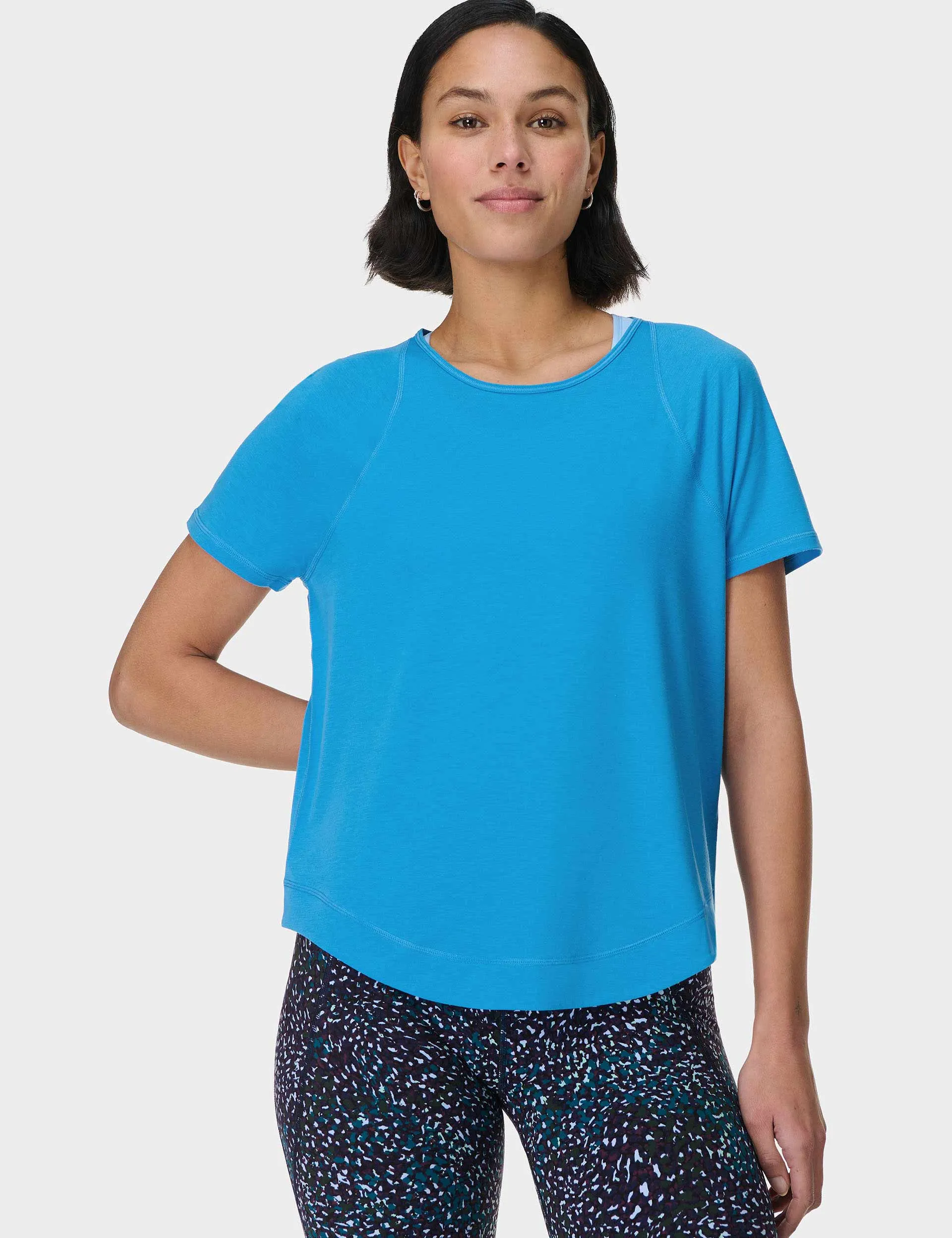 Atmungsaktives Lauf-T-Shirt - Gezeitenblau
