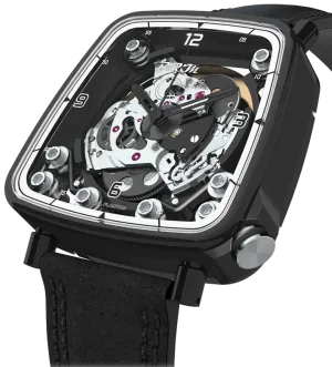 B.R.M Uhren B.R.M. Uhren FF39-40 Schwarze Titanium Uhr