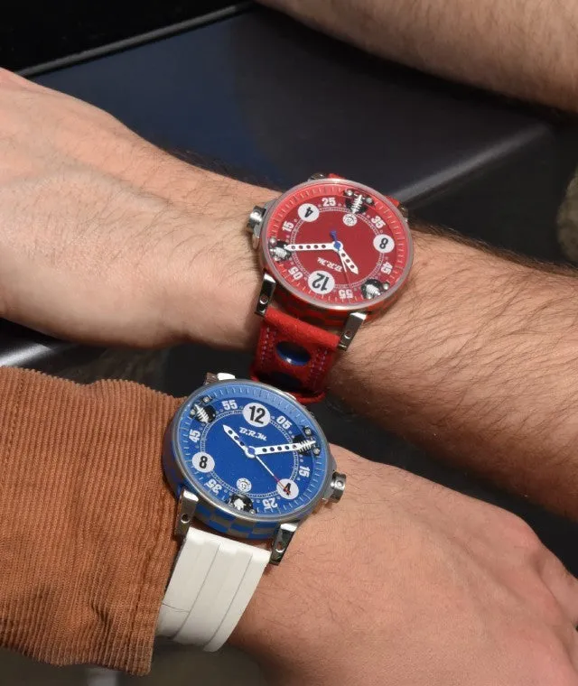 B.R.M Uhren B.R.M. Uhren Racing V6-44-SA ColorDrive Rote Uhr