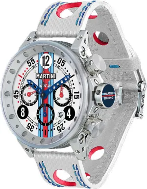 B.R.M Uhren B.R.M. Uhren V12-44 Martini Racing Weiße Uhr