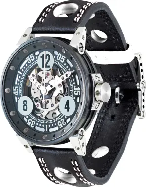 B.R.M Uhren B.R.M. Uhren V6-44 Sport Weiße Zeiger Uhr