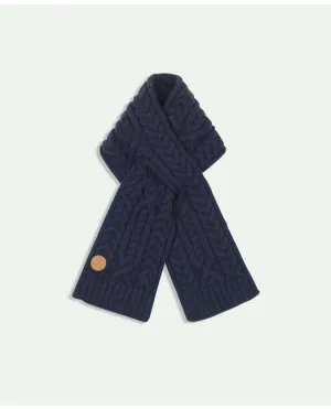 Brooks Brothers Kinder Lochstrick-Schal Marineblau Brooks Brothers