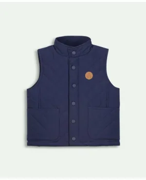 Brooks Brothers Kids Quilted Vest Navy Brooks Brothers