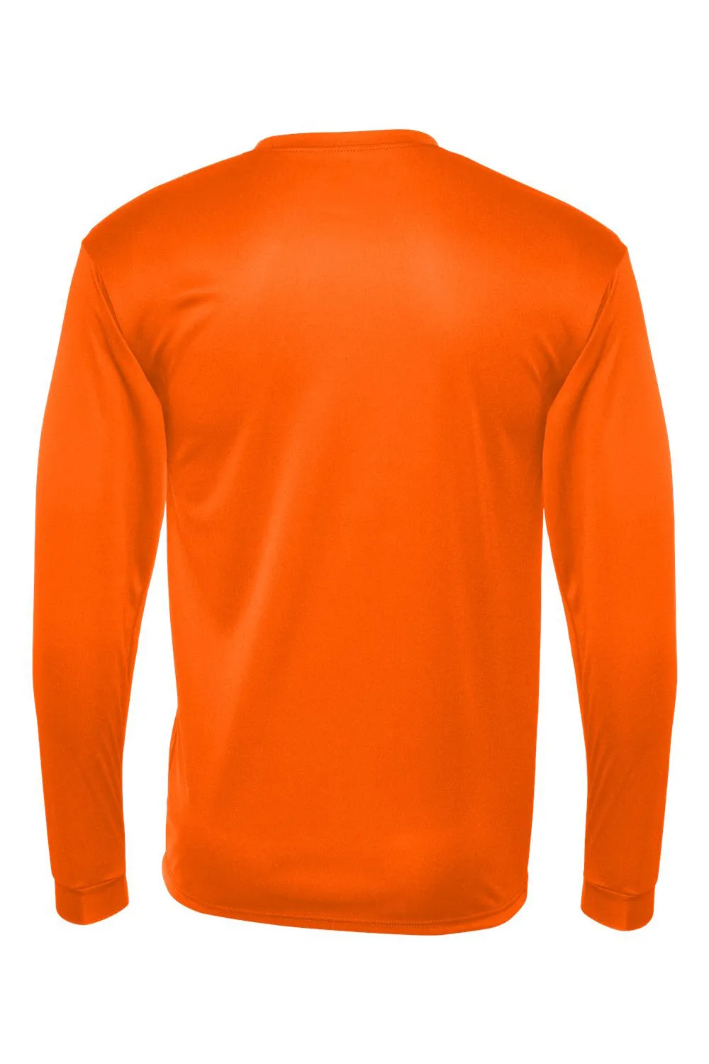 C2 Sport Herren Performance Feuchtigkeitstransport Langarm Rundhals T-Shirt - Sicherheitsorange Kleidung C2-Sport