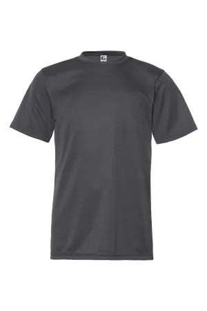C2 Sport Youth Performance Moisture Wicking Short Sleeve Crewneck T-Shirt - Graphite Grey Clothing C2-Sport