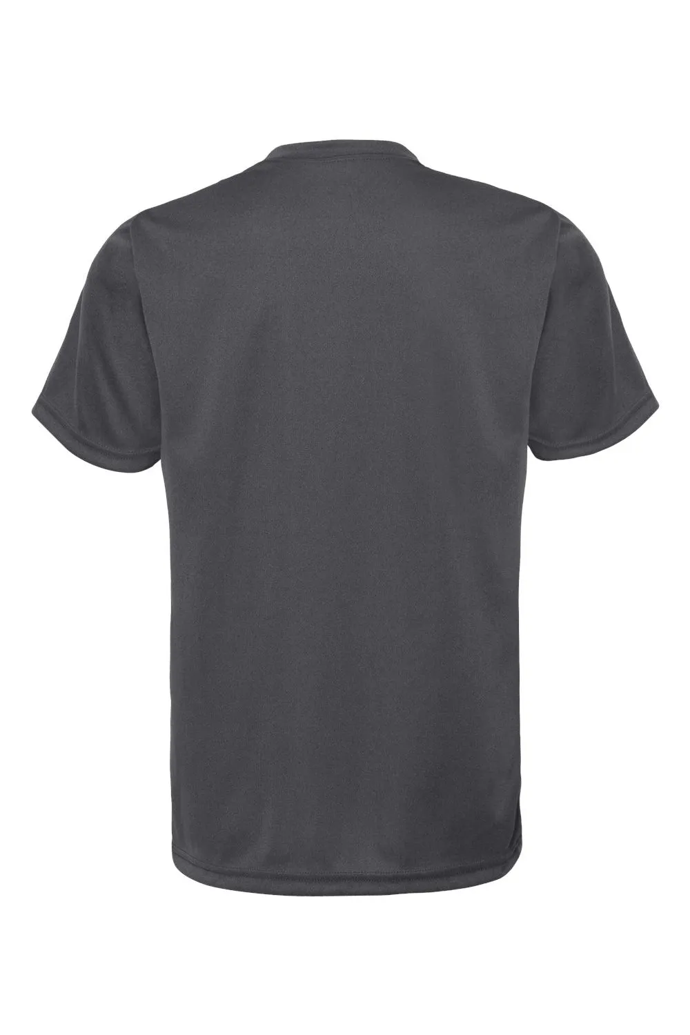 C2 Sport Jugend Performance Feuchtigkeitstransportierendes Kurzarm-Crewneck T-Shirt - Graugrau Bekleidung C2-Sport