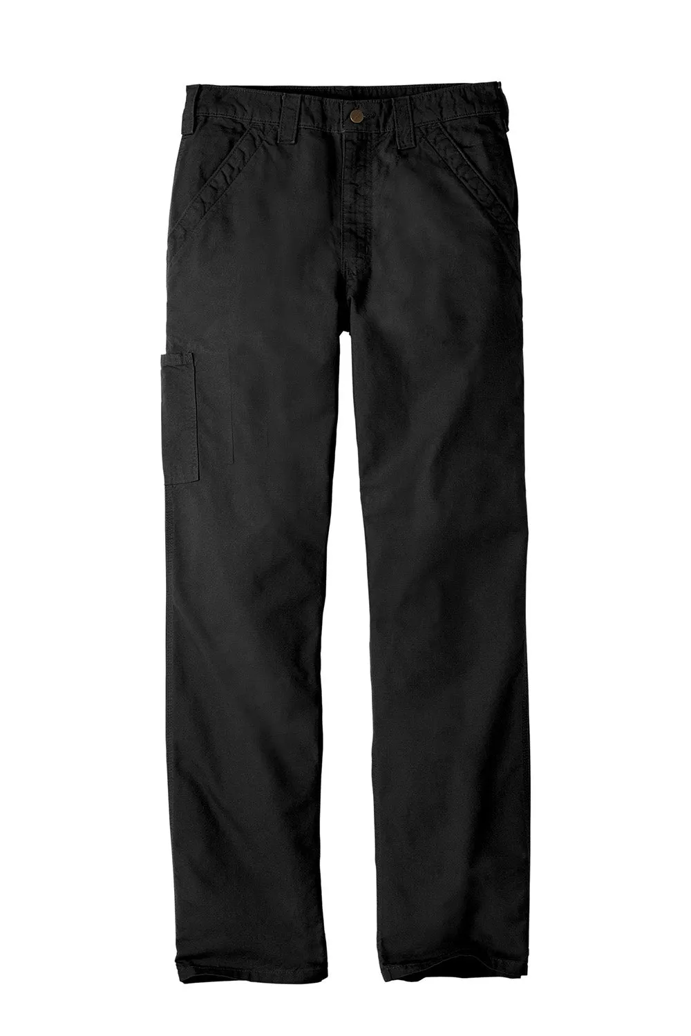 Carhartt Herren Canvas Arbeitslatzhose mit Taschen - Schwarz