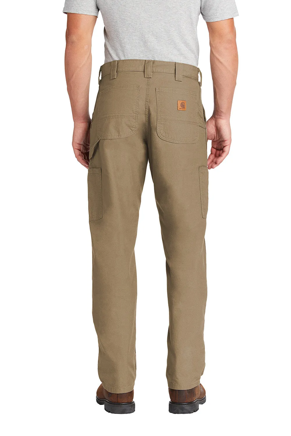 Carhartt Herren Canvas Arbeitslatzhose mit Taschen - Dunkel Khaki Braun