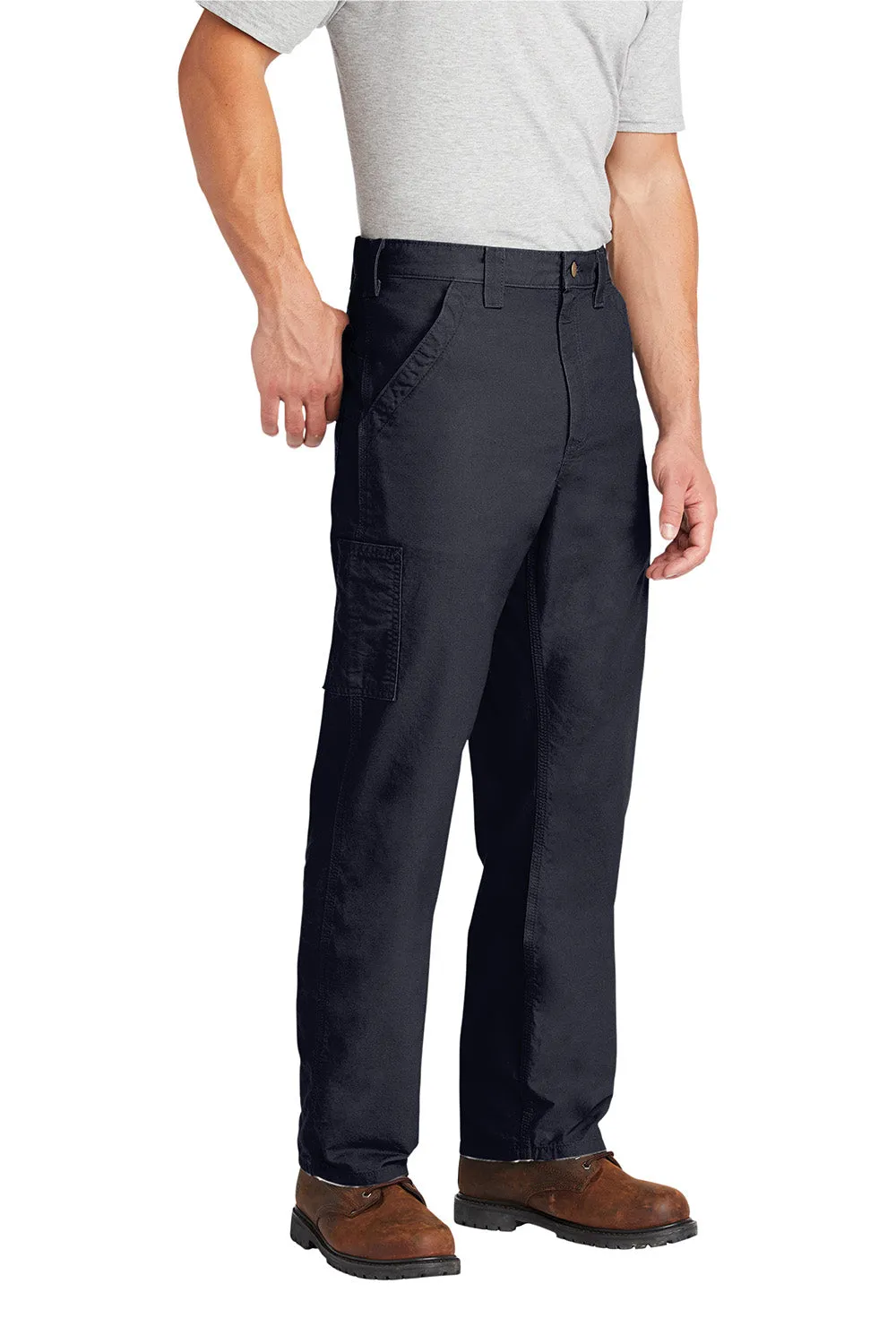 Carhartt Herren Canvas Arbeitslatzhose mit Taschen - Marineblau