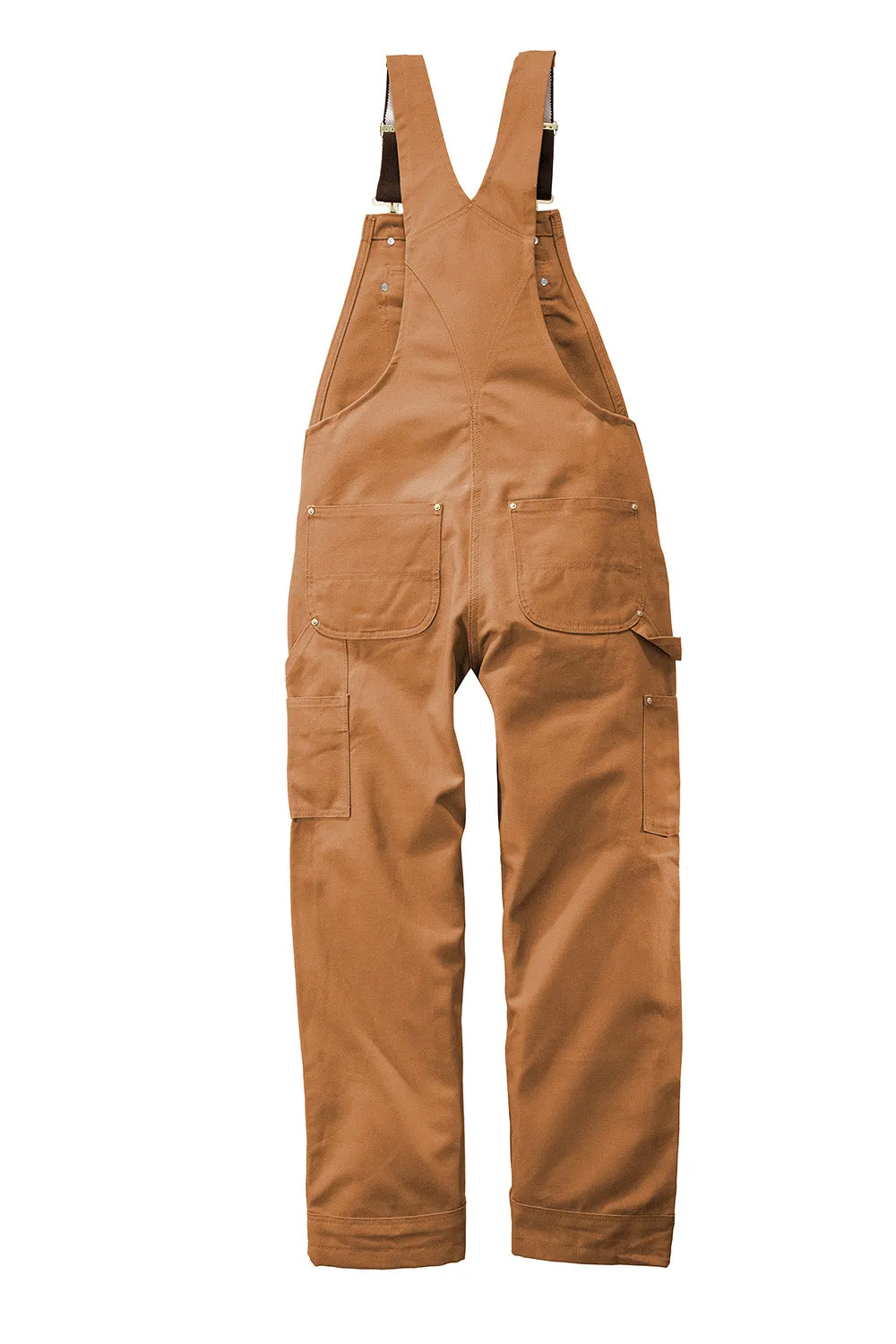 Carhartt Herren Duck Unlined Latzoverall mit Taschen - Braun