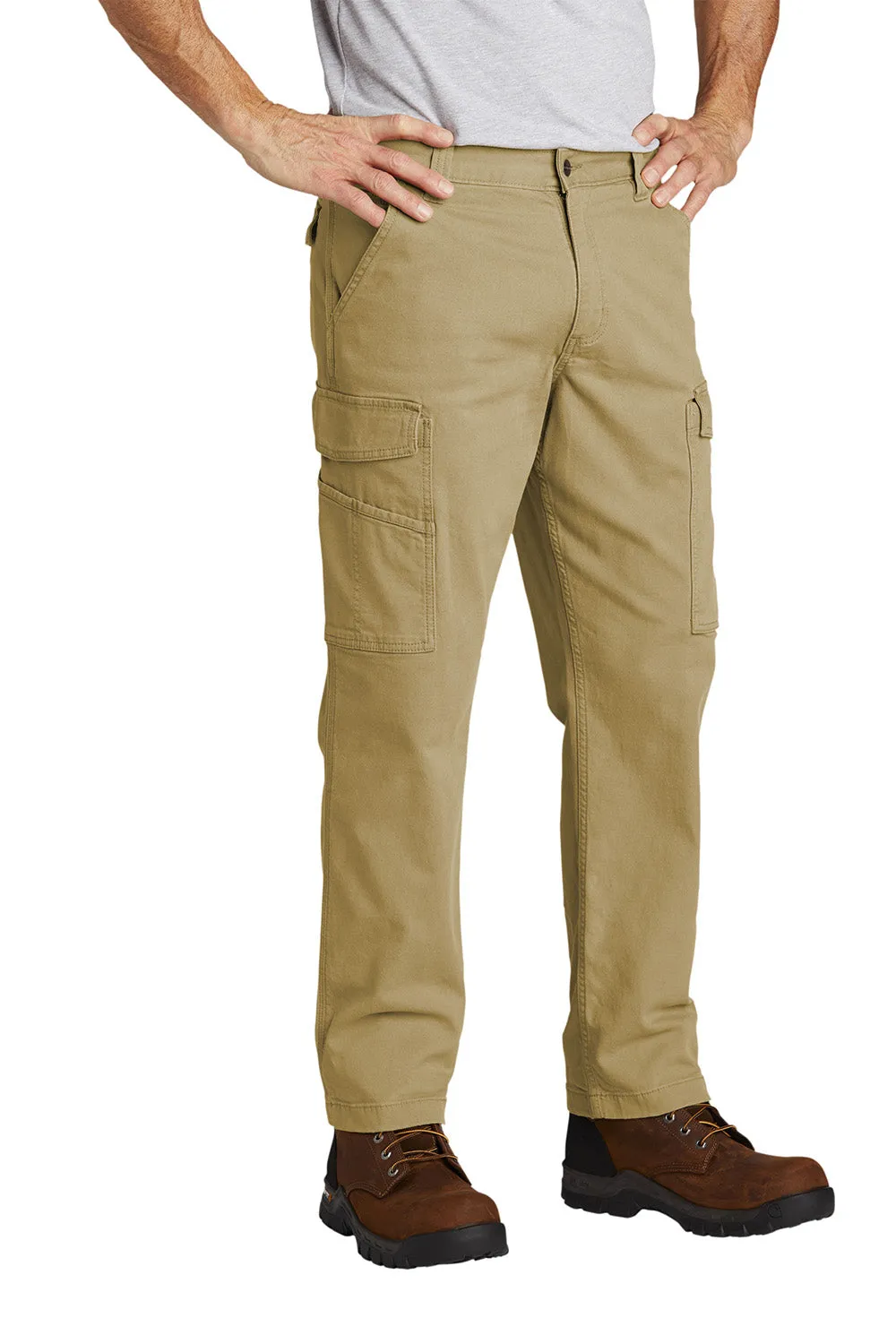Carhartt Herren Rugged Flex Rigby Cargo-Hose mit Taschen - Dunkel Khaki Braun