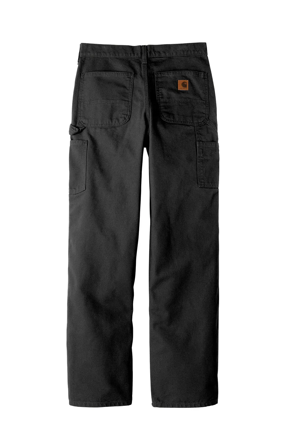 Carhartt Herren Gewaschene Duck Arbeitslatzhose mit Taschen - Schwarz