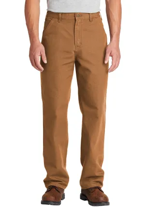 Carhartt Herren Gewaschene Duck Arbeitshose mit Taschen - Braun