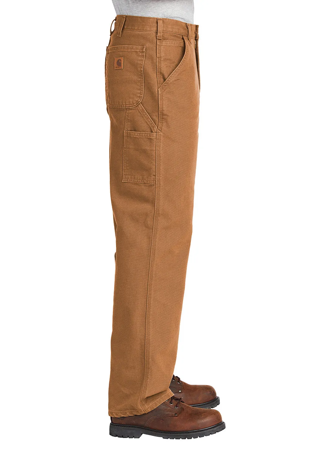 Carhartt Herren Gewaschene Duck Arbeitshose mit Taschen - Braun