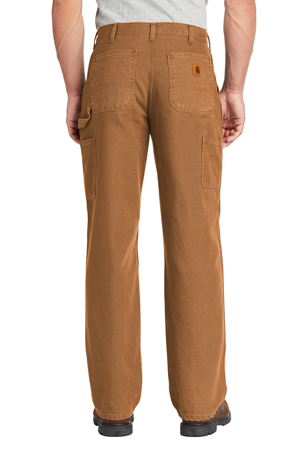 Carhartt Herren Gewaschene Duck Arbeitshose mit Taschen - Braun
