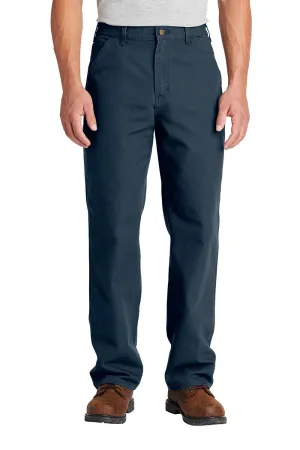 Carhartt Herren Gewaschene Duck Arbeitslatzhose mit Taschen - Mitternachtsmarineblau
