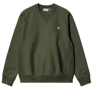 Carhartt WIP American Script Sweat Estragon