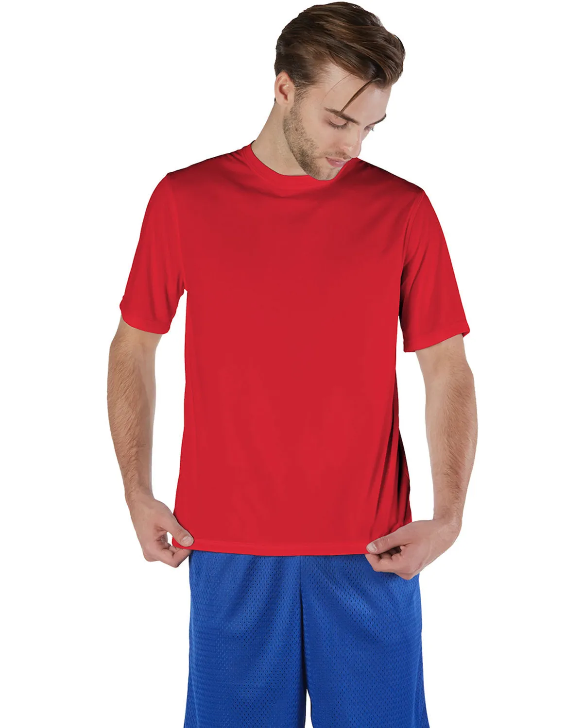 Champion CW22 Erwachsene 4.1 Unzen Doppelt trockenes Interlock T-Shirt
